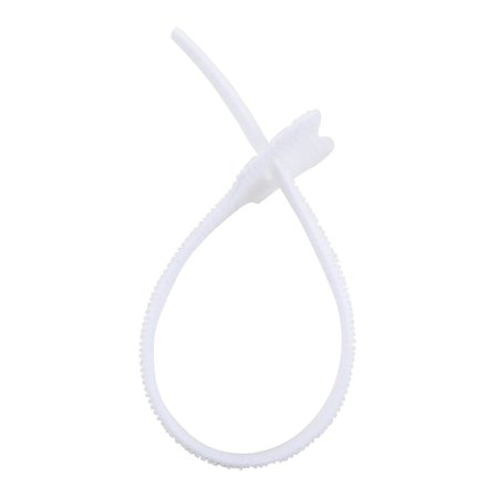 SOUTH MAIN HARDWARE 8-in  Hook and Loop -lb, White, 100 Speciality Tie 222177